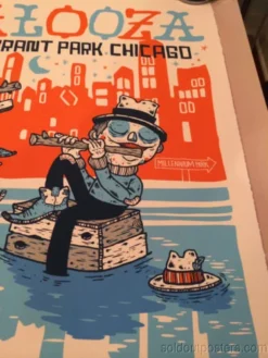 Michael Sieben Lollapalooza - 2013 Artist Poster Print SIGNED & NUMBERED Perry Farrell Sieben Gig Posters