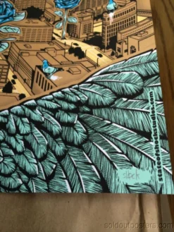 Widespread Panic - 2014 Shock Studios Poster Print Cleveland OH Jacobs Pavillion