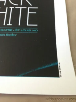 Jack White - 2014 Todd Slater Poster Print Fox Theatre Saint Louis, MO