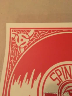 Spin Me Flip Me - 2014 Art Print Nick Perry Hand Signed Edition Of X/9 No Vinyl Gig Posters 10 Spin Me Flip Me - 2014 Art Print Nick Perry Hand Signed Edition Of X/9 No Vinyl Gig Posters