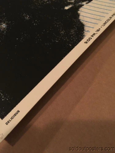 Marina - Delicious Design Poster Print Chicago, IL Lincoln Hall Young The Giant 7 Marina - Delicious Design Poster Print Chicago, IL Lincoln Hall Young The Giant