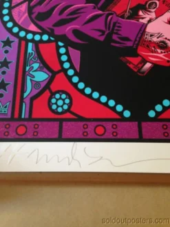 Queens Of The Stone Age The Night Porter - 2013 Justin Hampton Poster US Edition