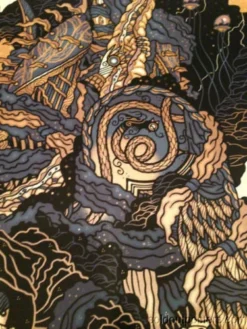 Queens Of The Stone Age - 2014 Guy Burwell Poster Print Primus Kansas City MO