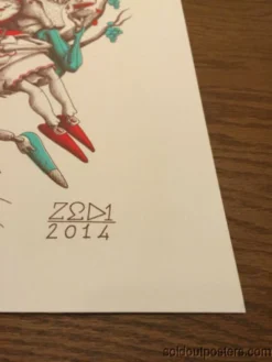 Art Prints Sacrifice For Love - 2014 Zed1 Poster Print UTBNY Hand Signed And Numbered/20