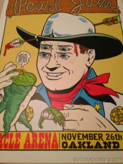 Gig Posters Pearl Jam - 2013 Frank Kozik Poster Print Oakland, CA Oracle Arena