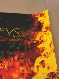 Gig Posters Arctic Monkeys - 2014 Todd Slater Poster Seattle, WA Paramount Theatre Red 12 Gig Posters Arctic Monkeys - 2014 Todd Slater Poster Seattle, WA Paramount Theatre Red