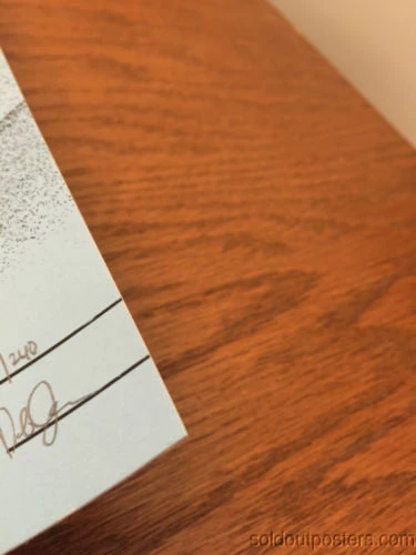 Jack White - 2014 Rob Jones Poster Print Fox Theater Pomona, CA Hand Signed #ed 9 Jack White - 2014 Rob Jones Poster Print Fox Theater Pomona, CA Hand Signed #ed