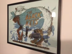 The Black Keys - 2010 Dan Grzeca Poster Framed Denver, CO Fillmore Colorado