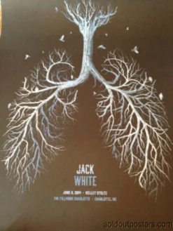 Gig Posters Jack White - 2014 DKNG Poster Print 1st Edition The Fillmore, Charlotte, NC