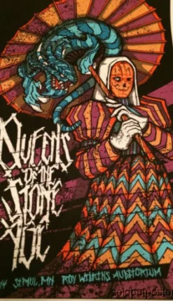 Queens Of The Stone Age - 2014 Poster Print Brad Klausen St Paul MN QOTSA