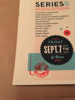 Art Prints Busy Beaver Button Co. - 2012 Delicious Design Poster Print Chicago, IL 11 Art Prints Busy Beaver Button Co. - 2012 Delicious Design Poster Print Chicago, IL