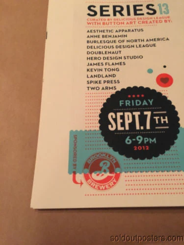 Art Prints Busy Beaver Button Co. - 2012 Delicious Design Poster Print Chicago, IL 7 Art Prints Busy Beaver Button Co. - 2012 Delicious Design Poster Print Chicago, IL