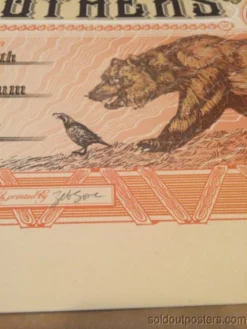 The Avett Brothers - 2014 Zeb Love Poster Print Shrine Auditorium Los Angeles Gig Posters 12 The Avett Brothers - 2014 Zeb Love Poster Print Shrine Auditorium Los Angeles Gig Posters