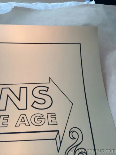 Queens Of The Stone Age - 2014 Justin Hampton Poster Print QOTSA Portland, GOLD 6 Queens Of The Stone Age - 2014 Justin Hampton Poster Print QOTSA Portland, GOLD