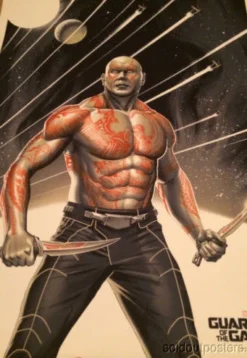 Drax - Phantom City Creative 2014 Poster Print Guardians Of The Galaxy MONDO