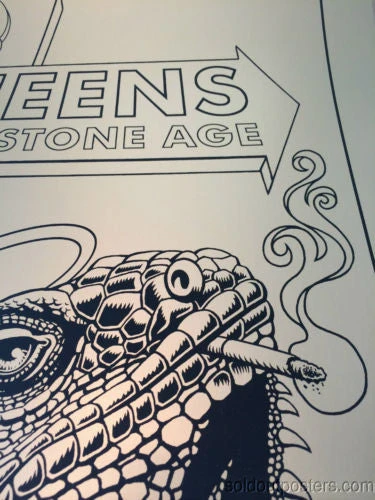 Queens Of The Stone Age - 2014 Justin Hampton Poster Print QOTSA Portland, GOLD 4 Queens Of The Stone Age - 2014 Justin Hampton Poster Print QOTSA Portland, GOLD