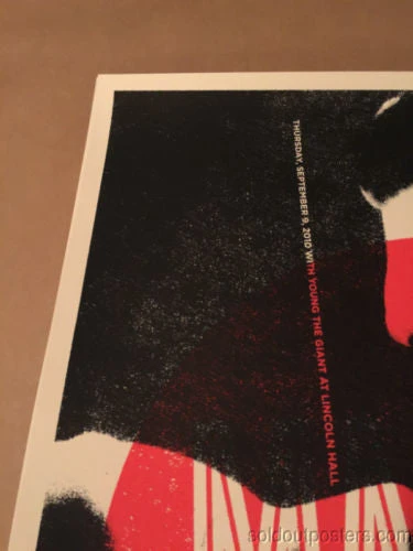 Marina - Delicious Design Poster Print Chicago, IL Lincoln Hall Young The Giant 4 Marina - Delicious Design Poster Print Chicago, IL Lincoln Hall Young The Giant