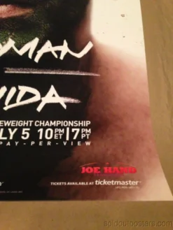 Sold Out Posters UFC 175 - 2014 Poster Weidman Vs. Machida World Middle Weight Championship