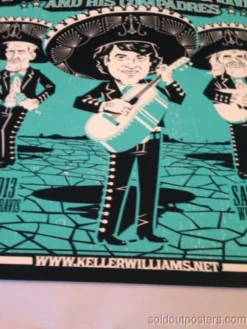 Keller Williams String Cheese Incident Leftover Salmon Poster Print Darin Shock Gig Posters