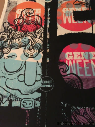 Geen Ween - 2/13/10 Lincoln Hall Delicious Design Poster Print Chicago, IL 3 Geen Ween - 2/13/10 Lincoln Hall Delicious Design Poster Print Chicago, IL