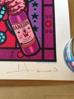 Queens Of The Stone Age The Night Porter - 2013 Justin Hampton Poster US Edition