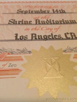 The Avett Brothers - 2014 Zeb Love Poster Print Shrine Auditorium Los Angeles Gig Posters 13 The Avett Brothers - 2014 Zeb Love Poster Print Shrine Auditorium Los Angeles Gig Posters