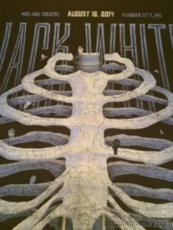 Jack White - 2014 DKNG Poster Print 1st Edition Midland Theater Kansas City Gig Posters 9 Jack White - 2014 DKNG Poster Print 1st Edition Midland Theater Kansas City Gig Posters