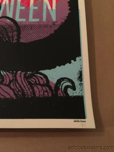 Geen Ween - 2/13/10 Lincoln Hall Delicious Design Poster Print Chicago, IL 6 Geen Ween - 2/13/10 Lincoln Hall Delicious Design Poster Print Chicago, IL