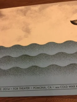 Jack White - 2014 Rob Jones Poster Print Fox Theater Pomona, CA Hand Signed #ed 11 Jack White - 2014 Rob Jones Poster Print Fox Theater Pomona, CA Hand Signed #ed