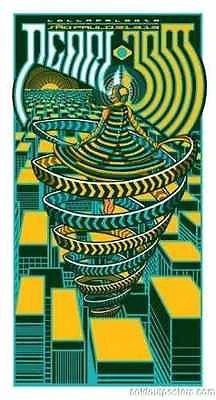 Pearl Jam - 2013 Brad Klausen Print Lollapalooza Poster Sao Paulo, Brazil Show