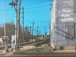 Woody Guthrie My Dusty Road - 2009 Dan MacAdam Crosshair Poster Art Print Gig Posters