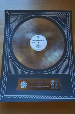 Sold Out Posters Lollapalooza - 2016 25th Anniversary Poster Chicago Grant Park FOIL