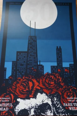 Fare Thee Well - 2015 Jimmy Bryant Grateful Dead Poster Print Chicago, IL