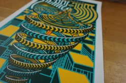 Pearl Jam - 2013 Brad Klausen Print Lollapalooza Poster Sao Paulo, Brazil S/N Gig Posters
