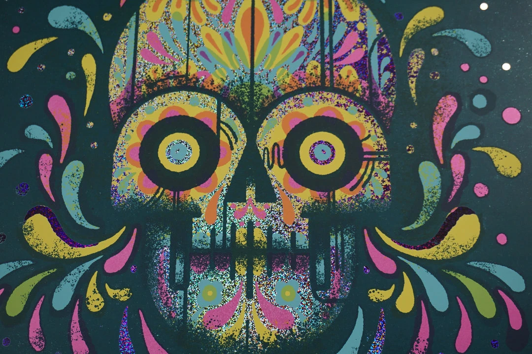 Art Prints The End - 2016 Drew Millward Poster FOIL Variant Bones 4 Art Prints The End - 2016 Drew Millward Poster FOIL Variant Bones