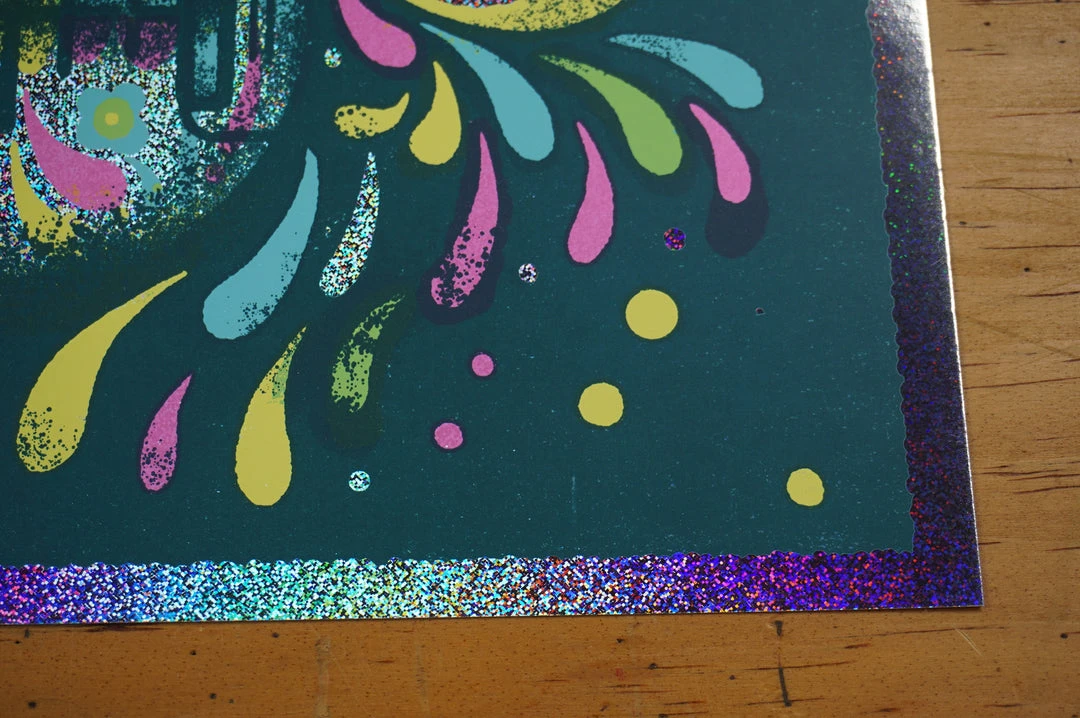 Art Prints The End - 2016 Drew Millward Poster FOIL Variant Bones 7 Art Prints The End - 2016 Drew Millward Poster FOIL Variant Bones