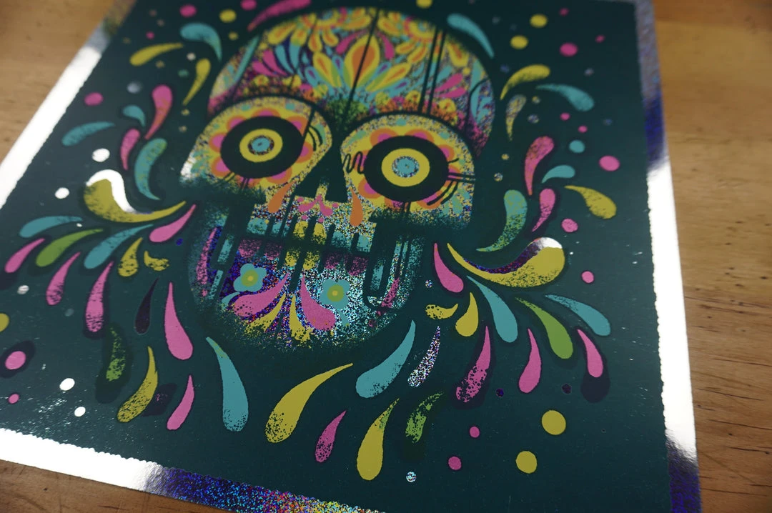Art Prints The End - 2016 Drew Millward Poster FOIL Variant Bones 10 Art Prints The End - 2016 Drew Millward Poster FOIL Variant Bones