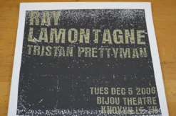 Gig Posters Ray Lamontagne - 2006 Print Mafia Poster Knoxville, TN Bijou Theatre