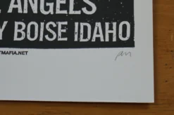 Queens Of The Stone Age - 2007 Print Mafia Poster Boise, Idaho QOTSA 17 Queens Of The Stone Age - 2007 Print Mafia Poster Boise, Idaho QOTSA