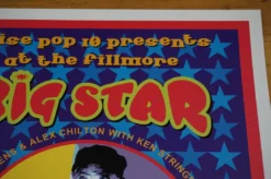 Big Star - 2002 Dennis Loren Poster Fillmore Auditorium