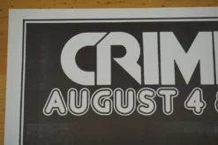 Crime - 1977 James Stark Poster Novak Avengers San Francisco Gig Posters