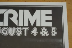 Crime - 1977 James Stark Poster Novak Avengers San Francisco Gig Posters