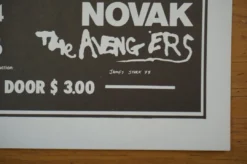 Crime - 1977 James Stark Poster Novak Avengers San Francisco Gig Posters