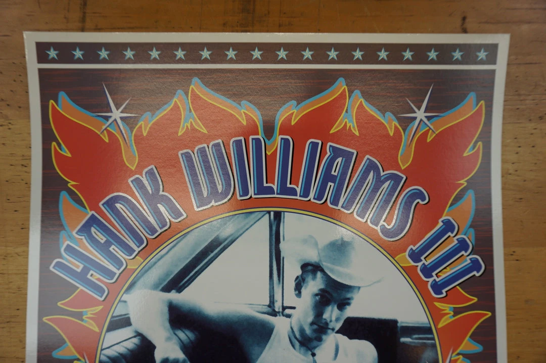 Hank Williams III - 2000 Dennis Loren Poster San Francisco Gig Posters 5 Hank Williams III - 2000 Dennis Loren Poster San Francisco Gig Posters