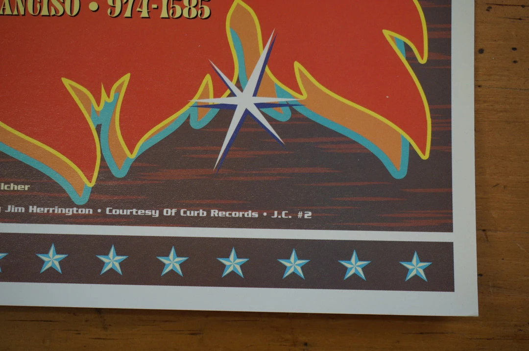 Hank Williams III - 2000 Dennis Loren Poster San Francisco Gig Posters 8 Hank Williams III - 2000 Dennis Loren Poster San Francisco Gig Posters