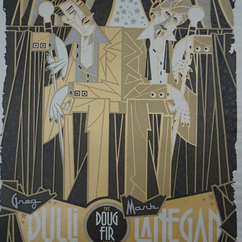Queens Of The Stone Age Mark Lanegan - 2009 Guy Burwell Poster Greg Dulli Portland 3 Queens Of The Stone Age Mark Lanegan - 2009 Guy Burwell Poster Greg Dulli Portland