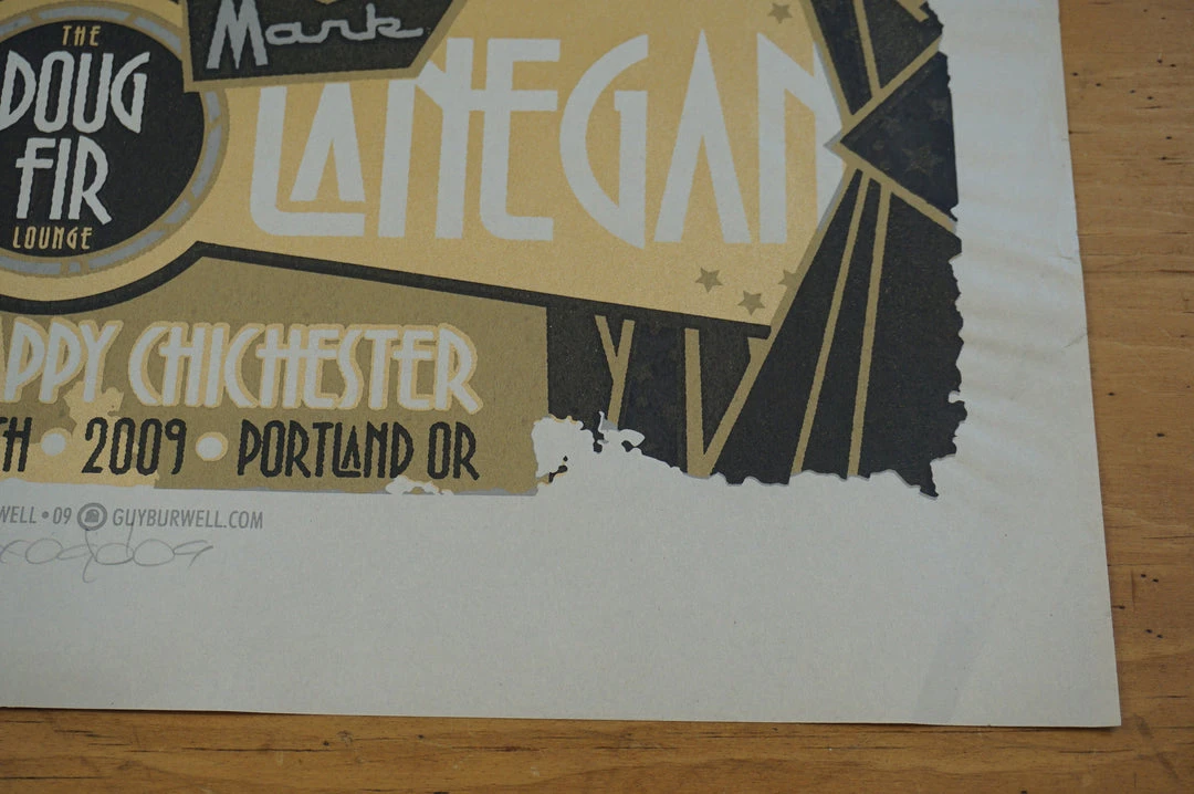 Queens Of The Stone Age Mark Lanegan - 2009 Guy Burwell Poster Greg Dulli Portland 8 Queens Of The Stone Age Mark Lanegan - 2009 Guy Burwell Poster Greg Dulli Portland