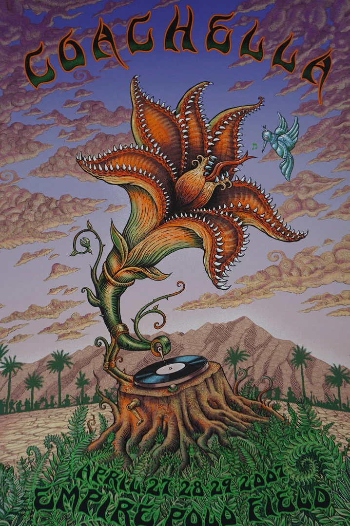 Coachella - 2007 Emek Poster Print Empire Polo Club Indio, CA S/N 3 Coachella - 2007 Emek Poster Print Empire Polo Club Indio, CA S/N