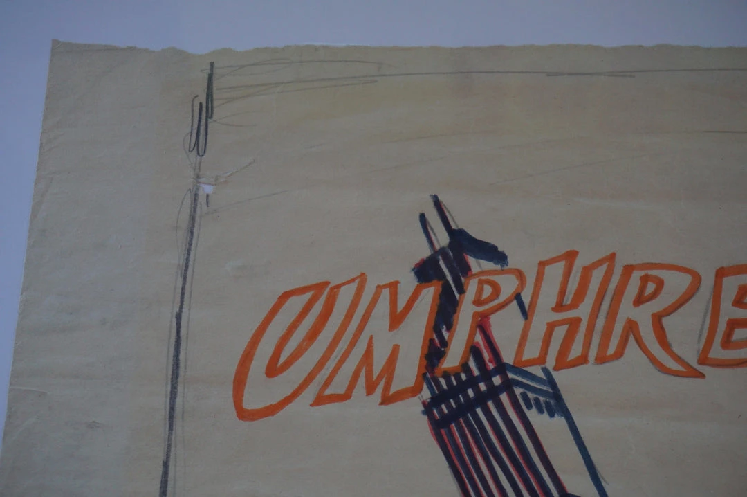 Umphrey's McGee - 2006 Jim Pollock Poster Original Marker Taj Gig Posters 5 Umphrey's McGee - 2006 Jim Pollock Poster Original Marker Taj Gig Posters