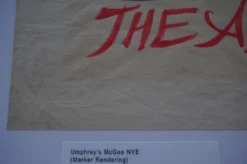 Umphrey's McGee - 2006 Jim Pollock Poster Original Marker Taj Gig Posters 16 Umphrey's McGee - 2006 Jim Pollock Poster Original Marker Taj Gig Posters